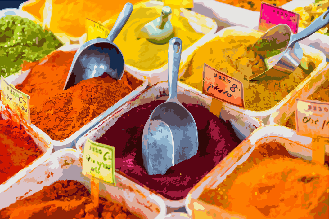 Spices in Shuk - תבלינים בשוק